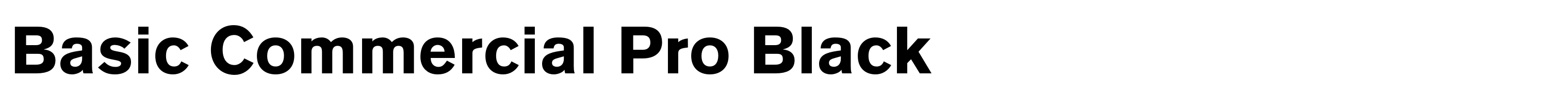 Basic Commercial Pro Black